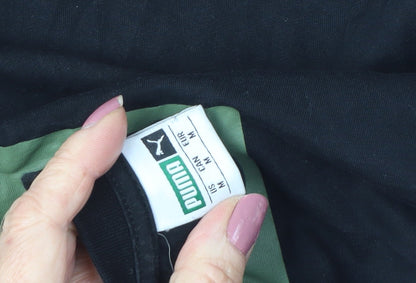 Puma Men's Black Camouflage Graphic T-Shirt, Medium