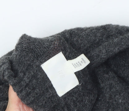 H&M Men's Grey XL Cable-Knit Pullover Jumper