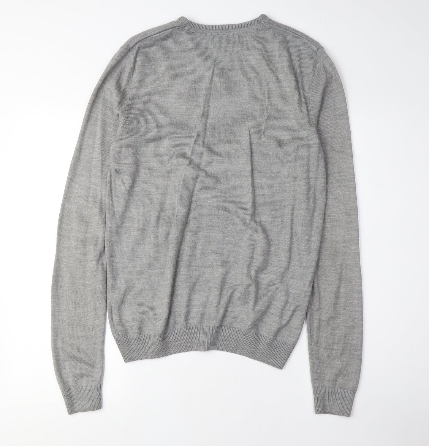 Unisex Adults UK Size S New Look Grey Pullover Jumper
