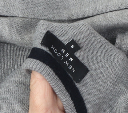 Unisex Adults UK Size S New Look Grey Pullover Jumper
