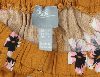 Womens UK Size 10 ASOS Multicoloured Tunic Blouse
