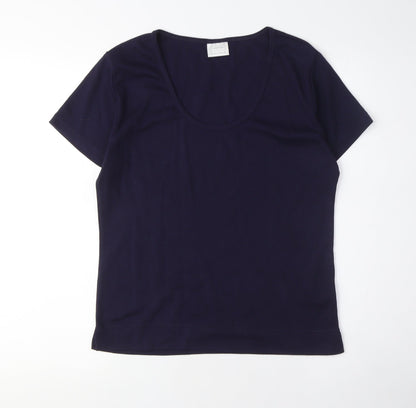 Primark Women's Blue Basic T-Shirt, Size 18-20
