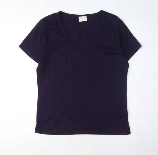 Primark Women's Blue Basic T-Shirt, Size 18-20