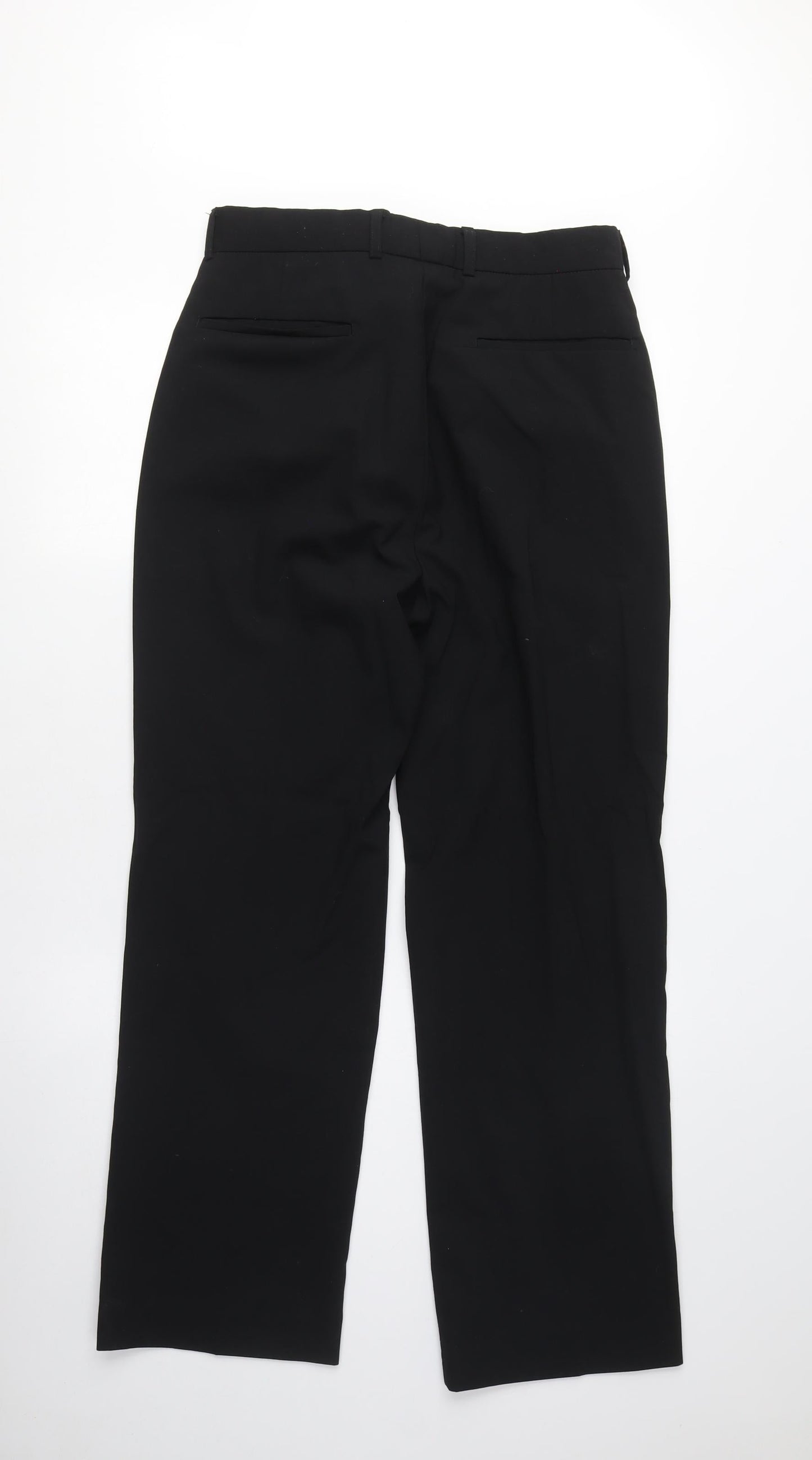 F&F Men's Black Dress Pants Size 32, Wool Blend