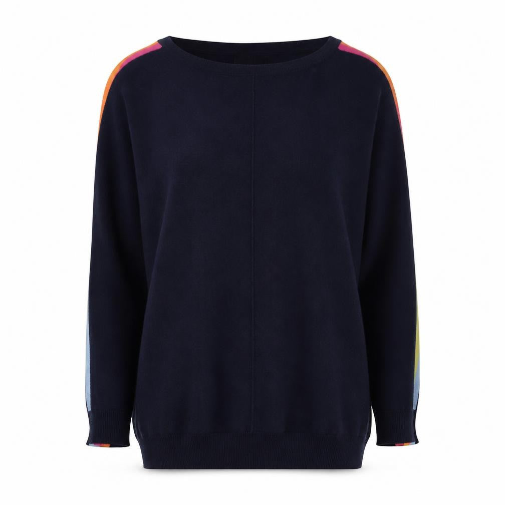 Womens UK Size 10 M&Co Blue Pullover Jumper