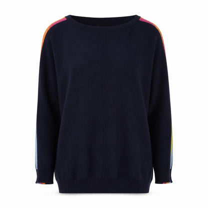 Womens UK Size 10 M&Co Blue Pullover Jumper