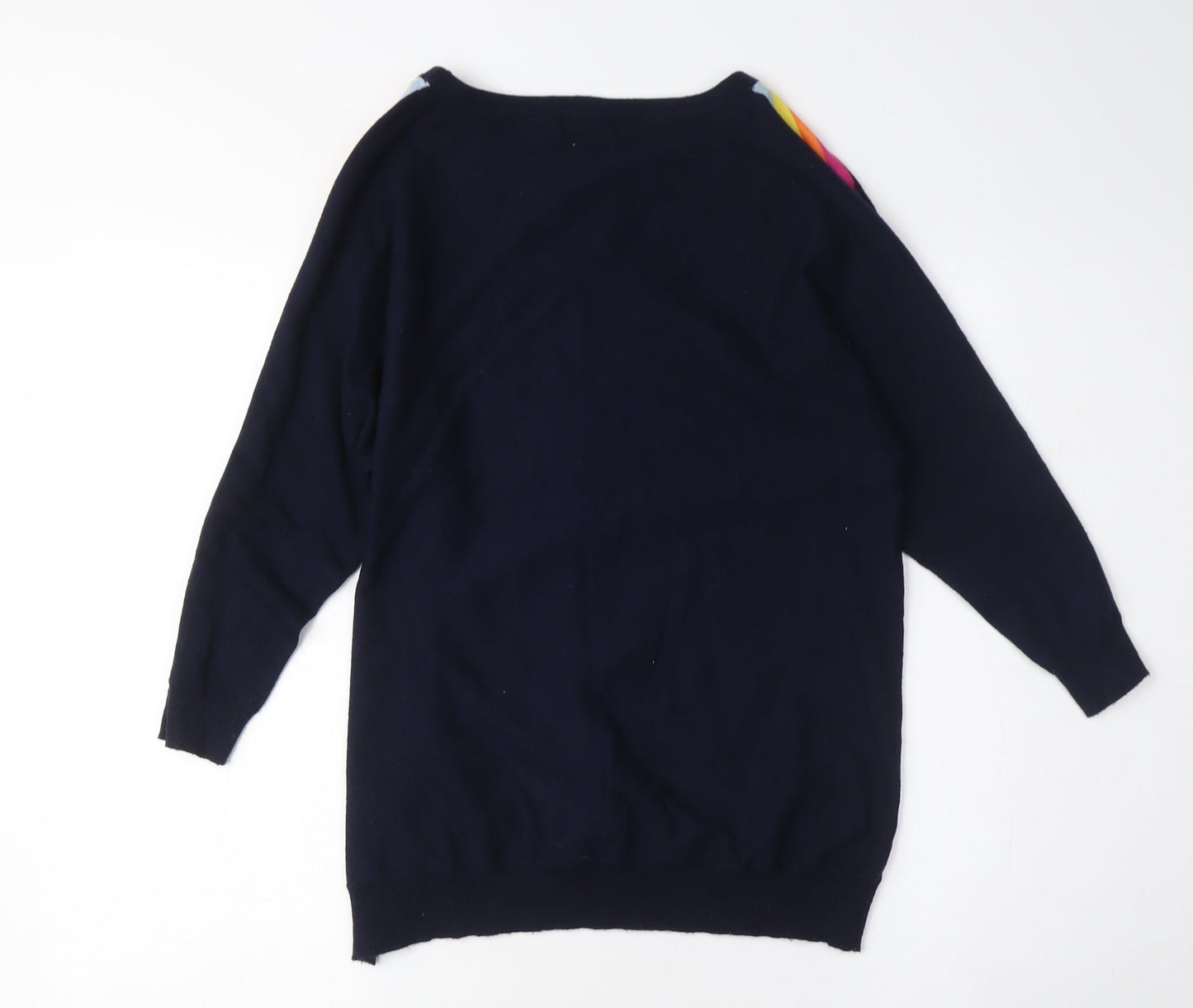 Womens UK Size 10 M&Co Blue Pullover Jumper