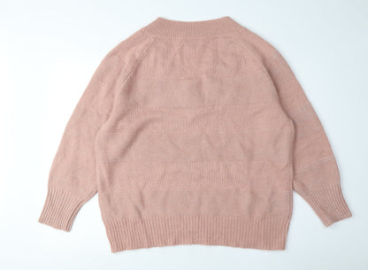 Womens UK Size L NEXT Pink Pullover Jumper