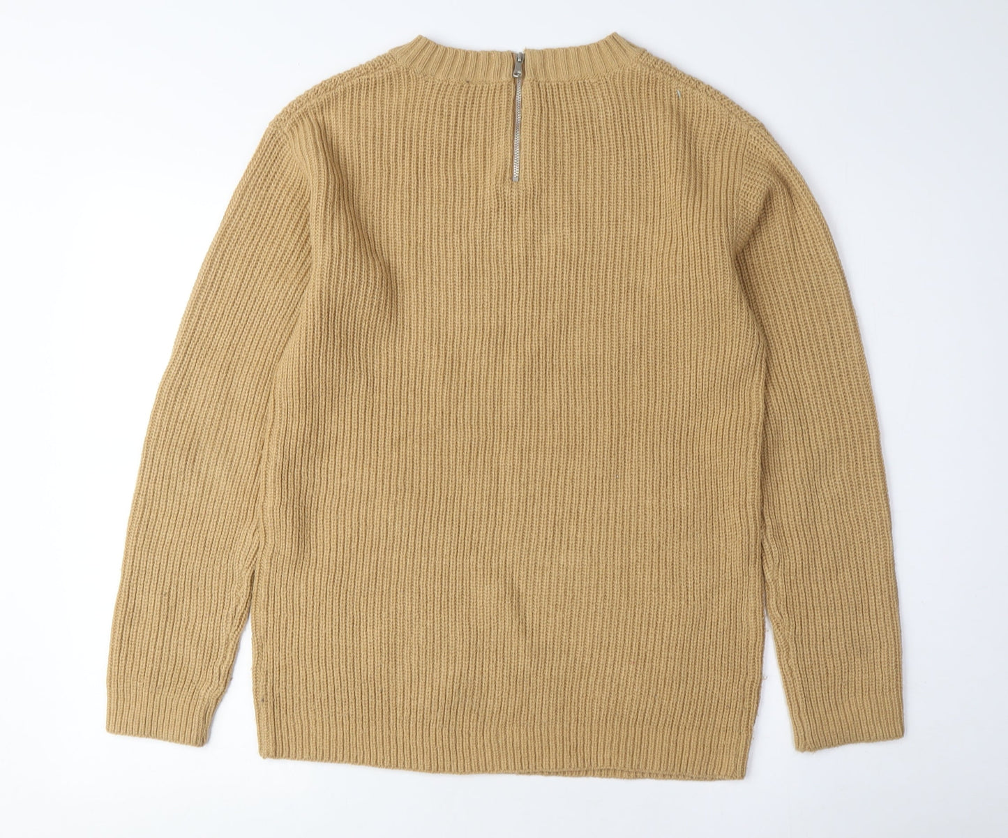 Womens UK Size 10 Dorothy Perkins Beige Pullover Jumper