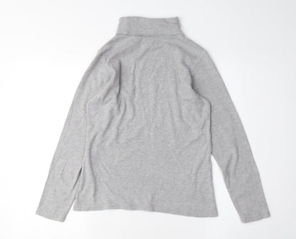 Womens UK Size S Isle Grey Pullover Jumper