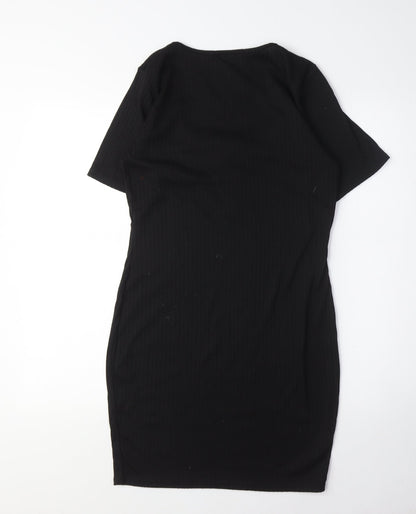 Quiz Women Black Bodycon Mini Dress XS
