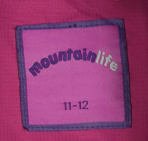 Mountainlife Girls Purple Puffer Jacket 11-12 Years