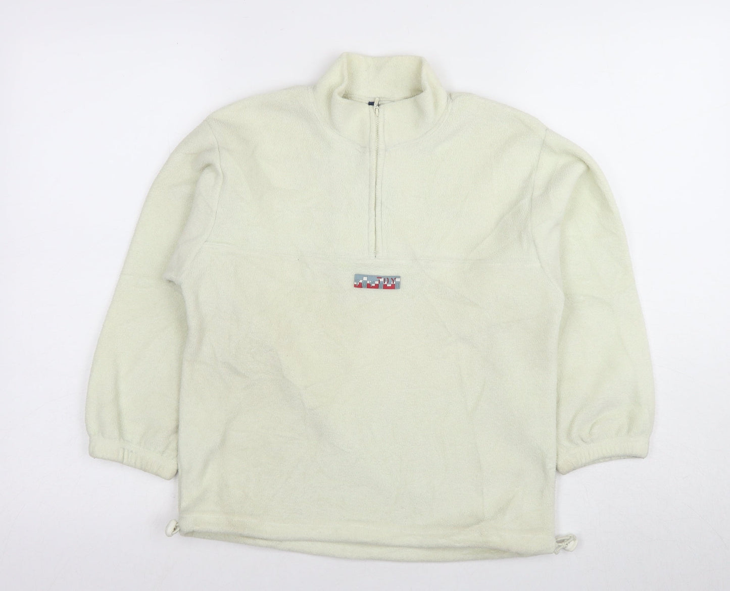 Today Boys White Fleece Pullover Hoodie - 10-11 Years
