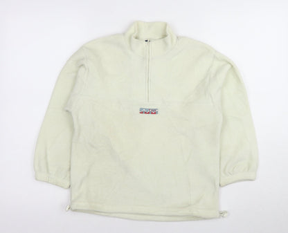 Today Boys White Fleece Pullover Hoodie - 10-11 Years