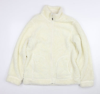 Womens UK Size M Signature Ivory Basic Jacket