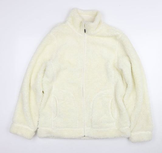 Womens UK Size M Signature Ivory Basic Jacket