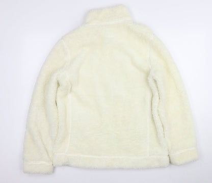 Womens UK Size M Signature Ivory Basic Jacket