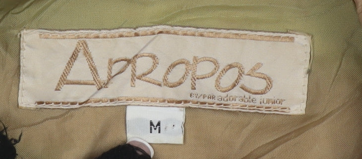 Apropos Men's Beige Military Jacket M - Casual Classic