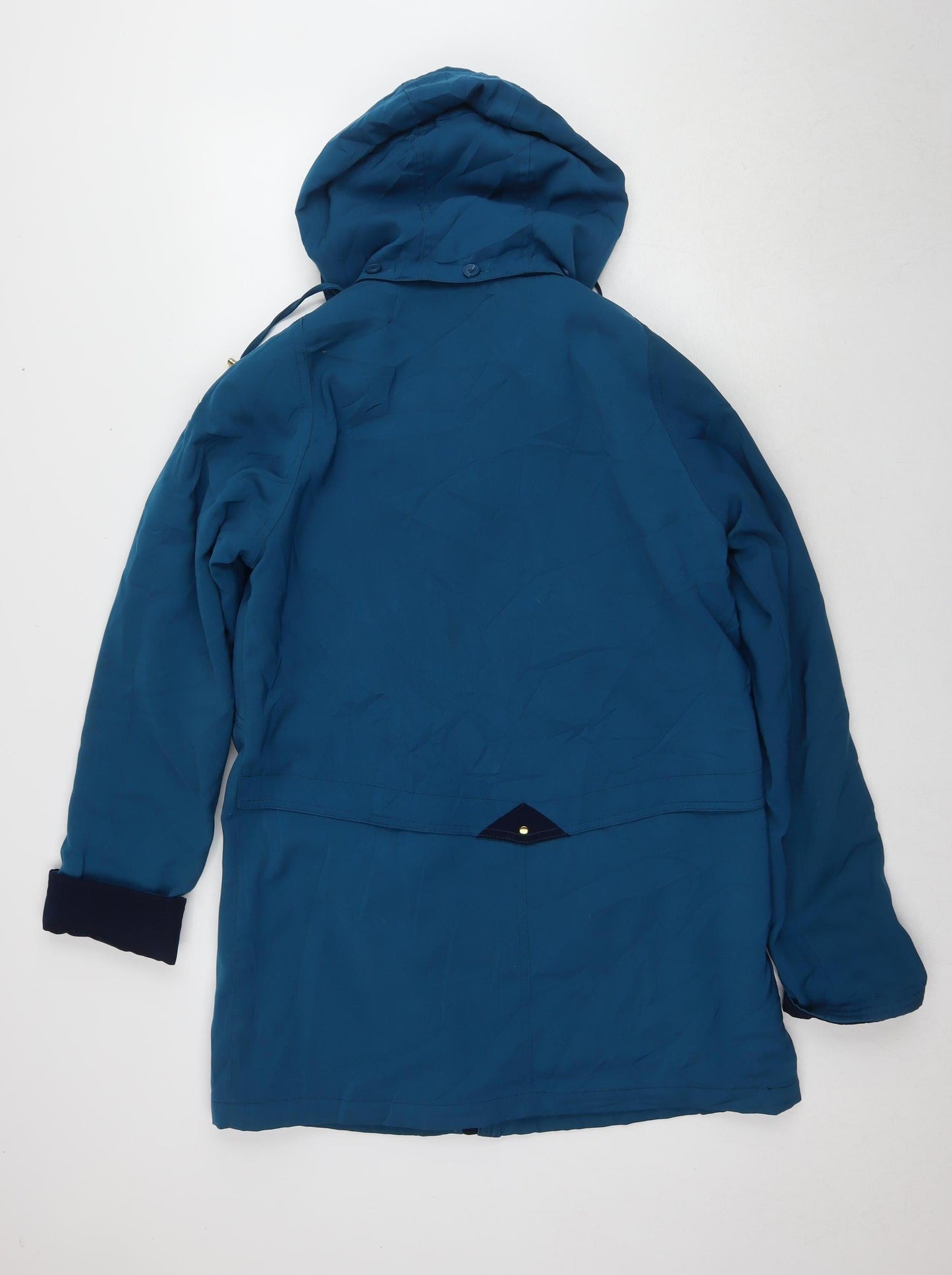 Womens UK Size 12 EWM Blue Parka Coat