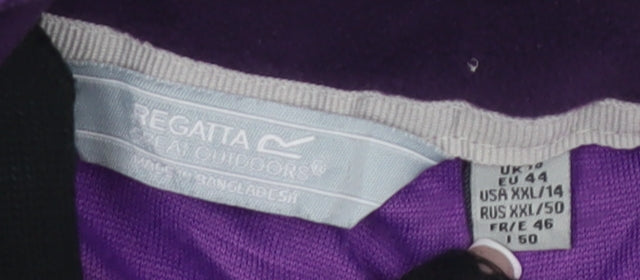 Regatta Unisex Adults Purple Fleece Pullover Size 44