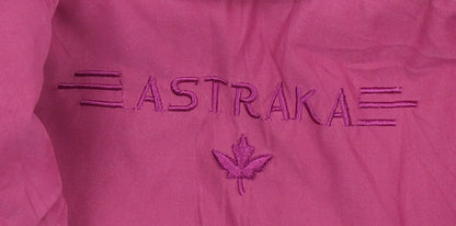 Astraka Women's Pink Hooded Parka Jacket Size M