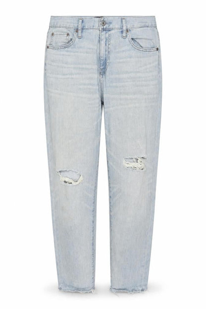 Womens UK Size 10 Uniqlo Regular Fit Distressed Blue Jeans