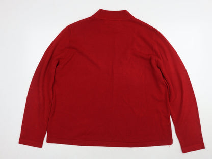 Womens UK Size 20 JDY Red Pullover Jumper