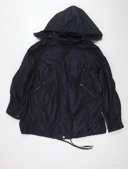 Womens UK Size 12 Monsoon Blue Parka Coat