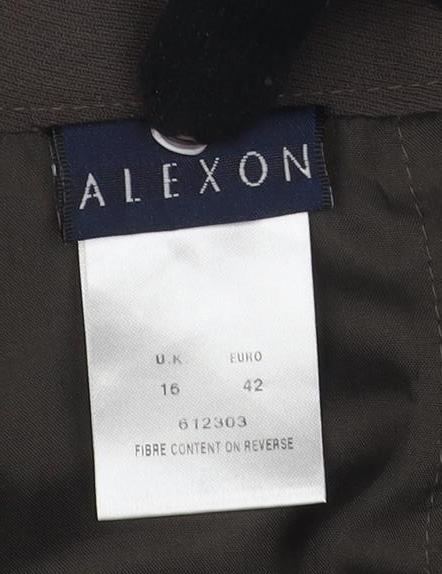 Alexon Women's Brown Pencil Skirt, Size 16, Business, Autumn/Winter