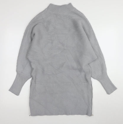 Sonder Studio Women's Grey Pullover Jumper, Size 12, High Neck