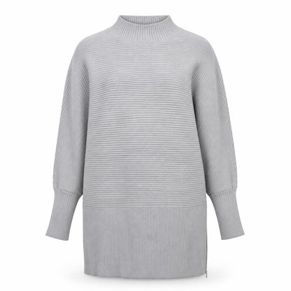 Sonder Studio Women's Grey Pullover Jumper, Size 12, High Neck