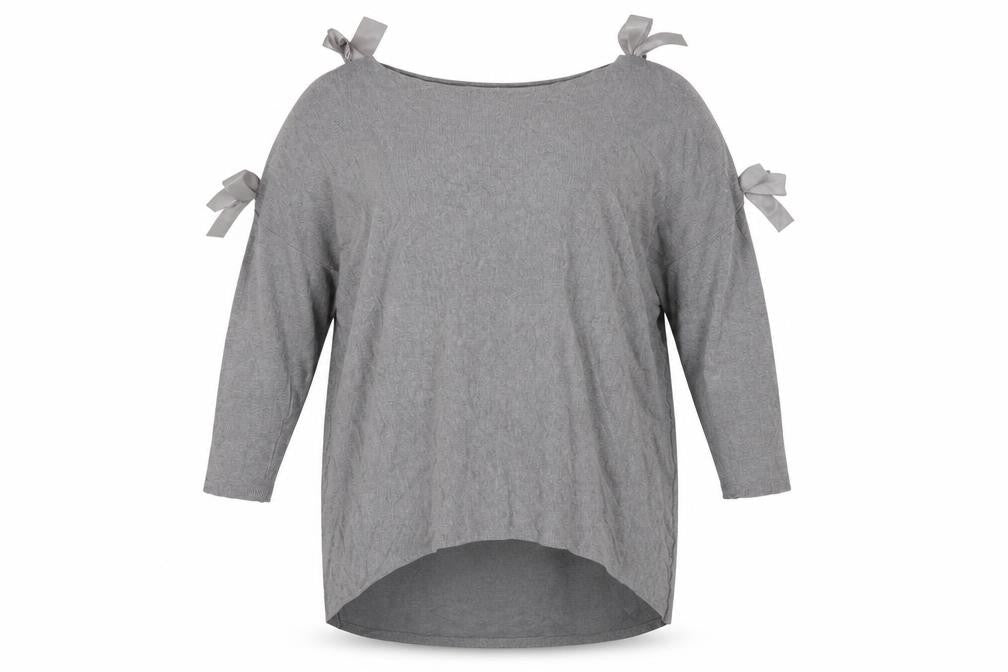 Womens UK Size 18 Blue Vanilla Grey Pullover Jumper