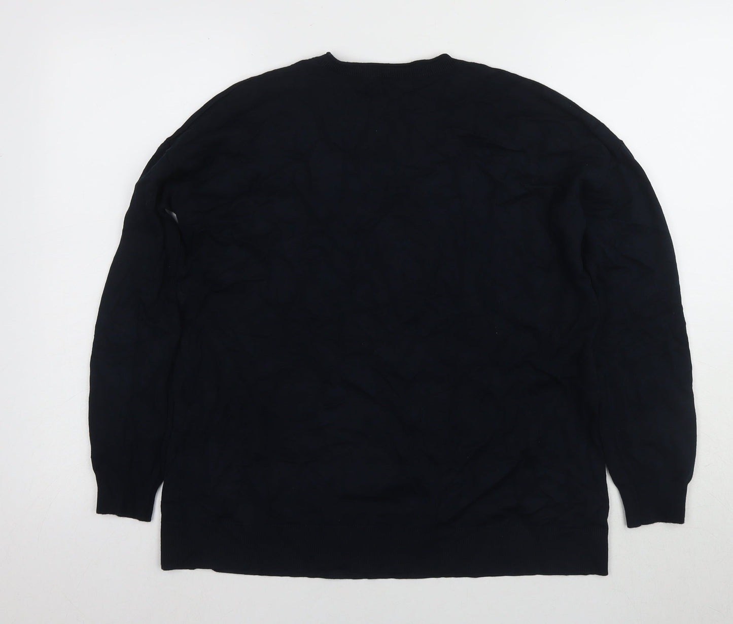 Womens UK Size 10 Debenhams Black Pullover Jumper