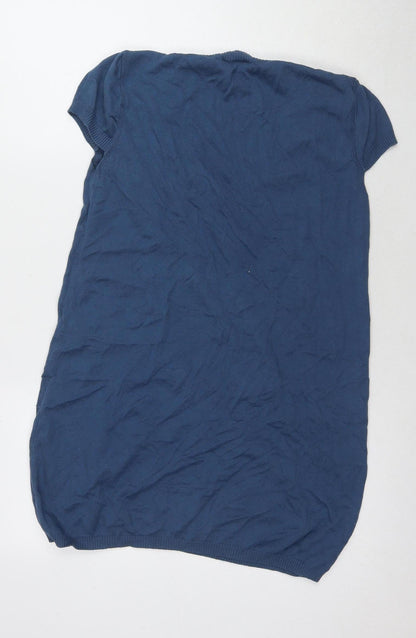 Womens UK Size 12 H&M Blue  Button-Up