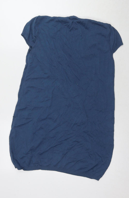 Womens UK Size 12 H&M Blue  Button-Up