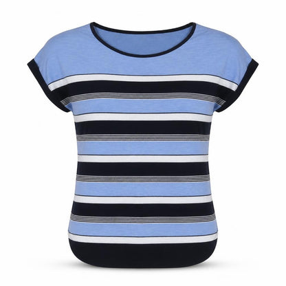 Womens UK Size XS Oasis Blue Basic T-Shirt