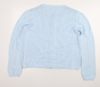 Towels By Gus Women's Blue Cardigan Size 10