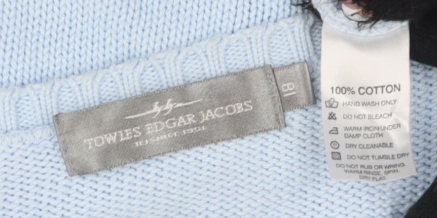 Towels By Gus Women's Blue Cardigan Size 10