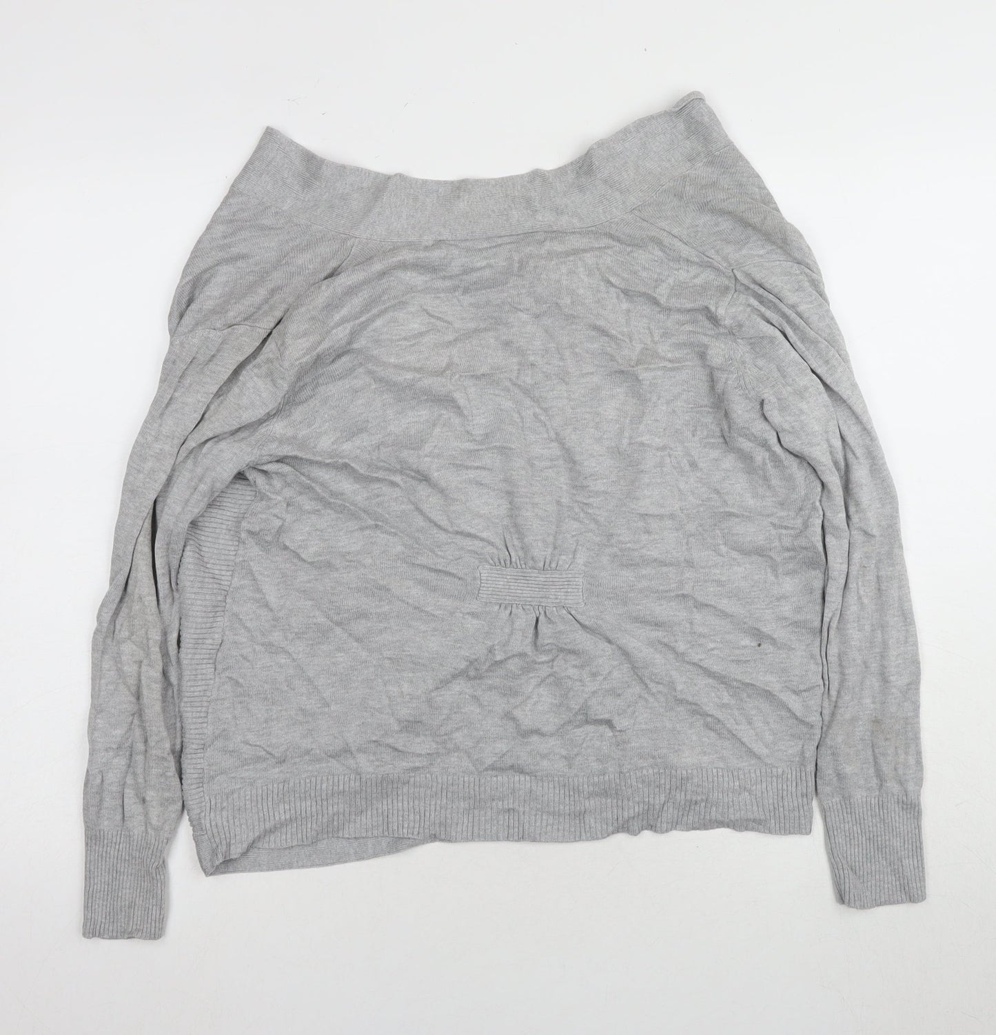 Womens UK Size L Wallis Grey Cardigan Jumper