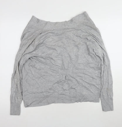 Womens UK Size L Wallis Grey Cardigan Jumper