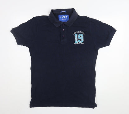 UCLA Men's Blue L Polo Shirt with Logo