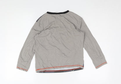 Nerf Boys Grey Camouflage Long Sleeve Jersey T-Shirt 9-10 Years