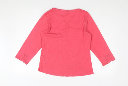 Maine New England Women's Pink Blouse Size 14