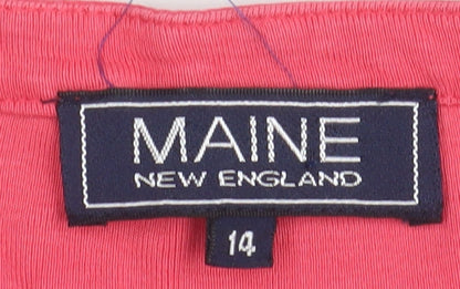 Maine New England Women's Pink Blouse Size 14