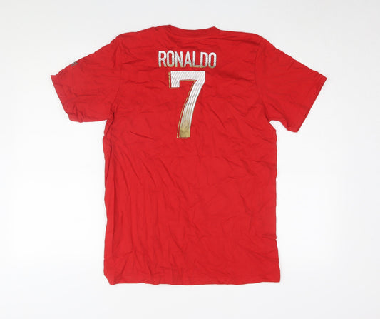 Nike Teens Red Ronaldo XL Sports T-Shirt
