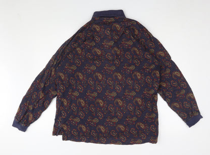 Dockers Men's Multicoloured Paisley Polo Shirt M