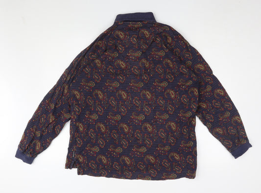 Dockers Men's Multicoloured Paisley Polo Shirt M