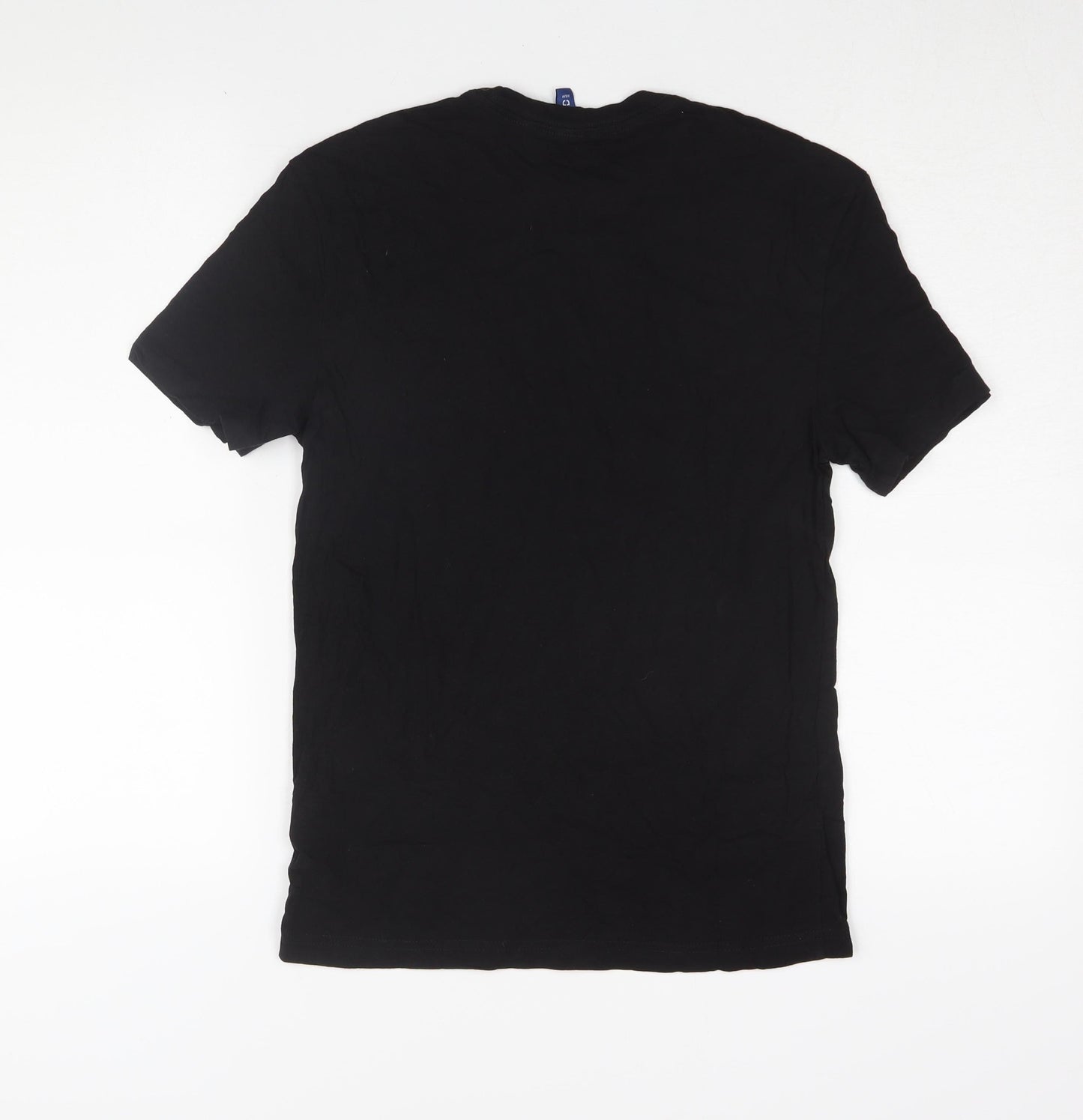 Divided H&M Friends Black T-Shirt, XS, Unisex Adults