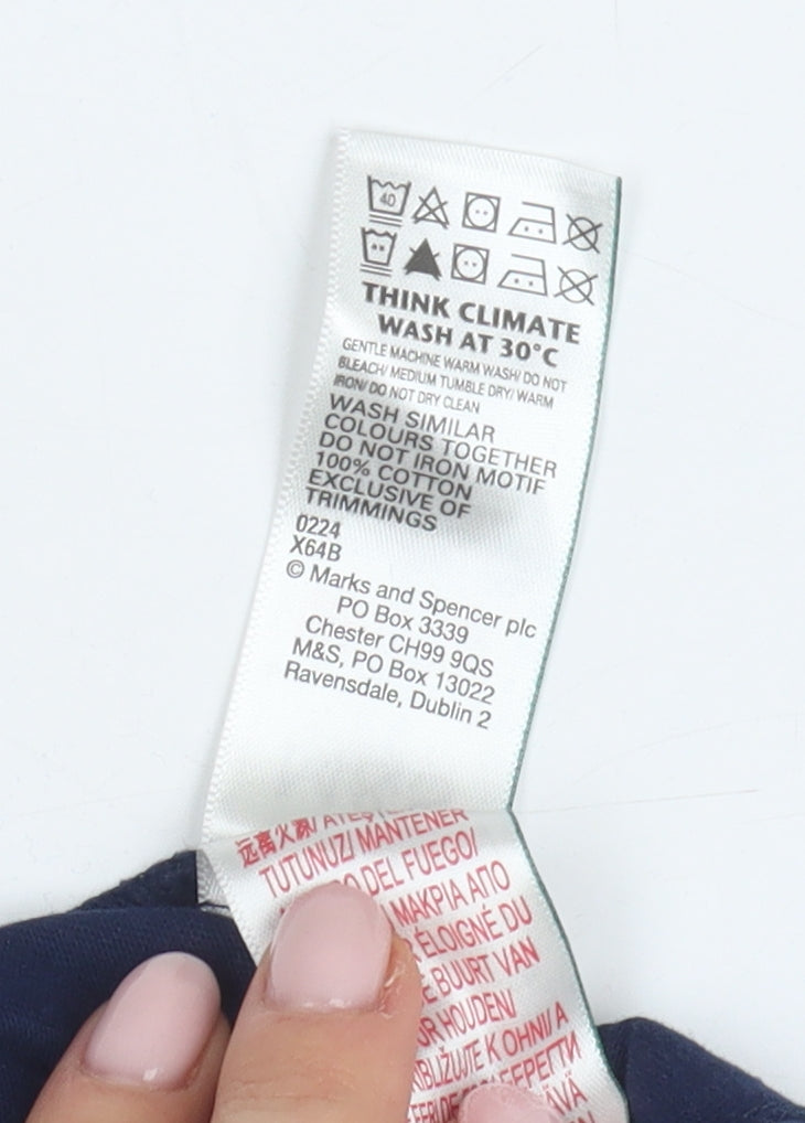 Marks and Spencer Men's 2XL Blue Bermuda Shorts