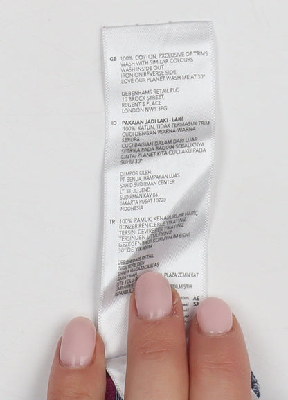 Maine Men's Multicoloured Striped Polo L